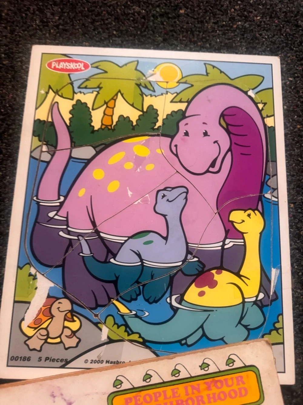 Vintage Playskool and golden puzzle set